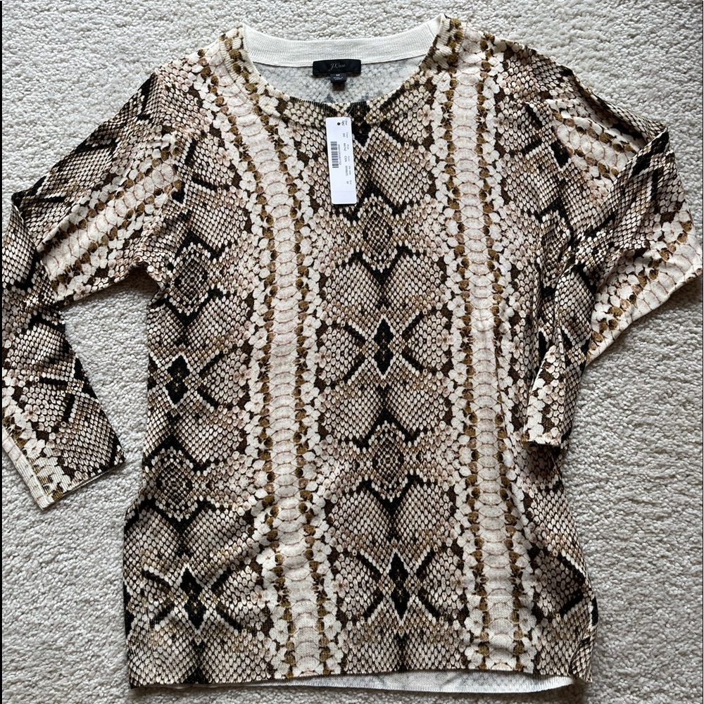 J Crew snakeskin Tippi!